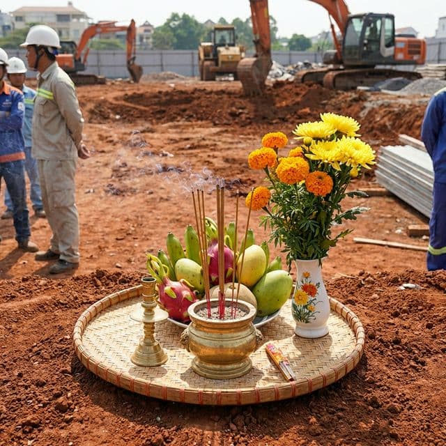 Văn khấn Động thổ (Xây nhà)